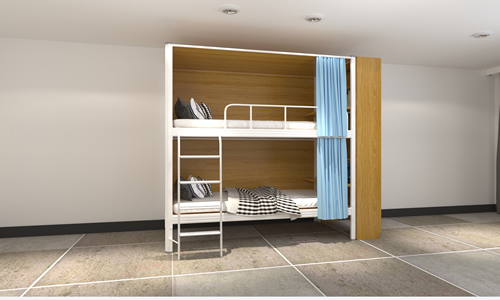 學(xué)生們睡上下鋪鐵架床安全嗎？