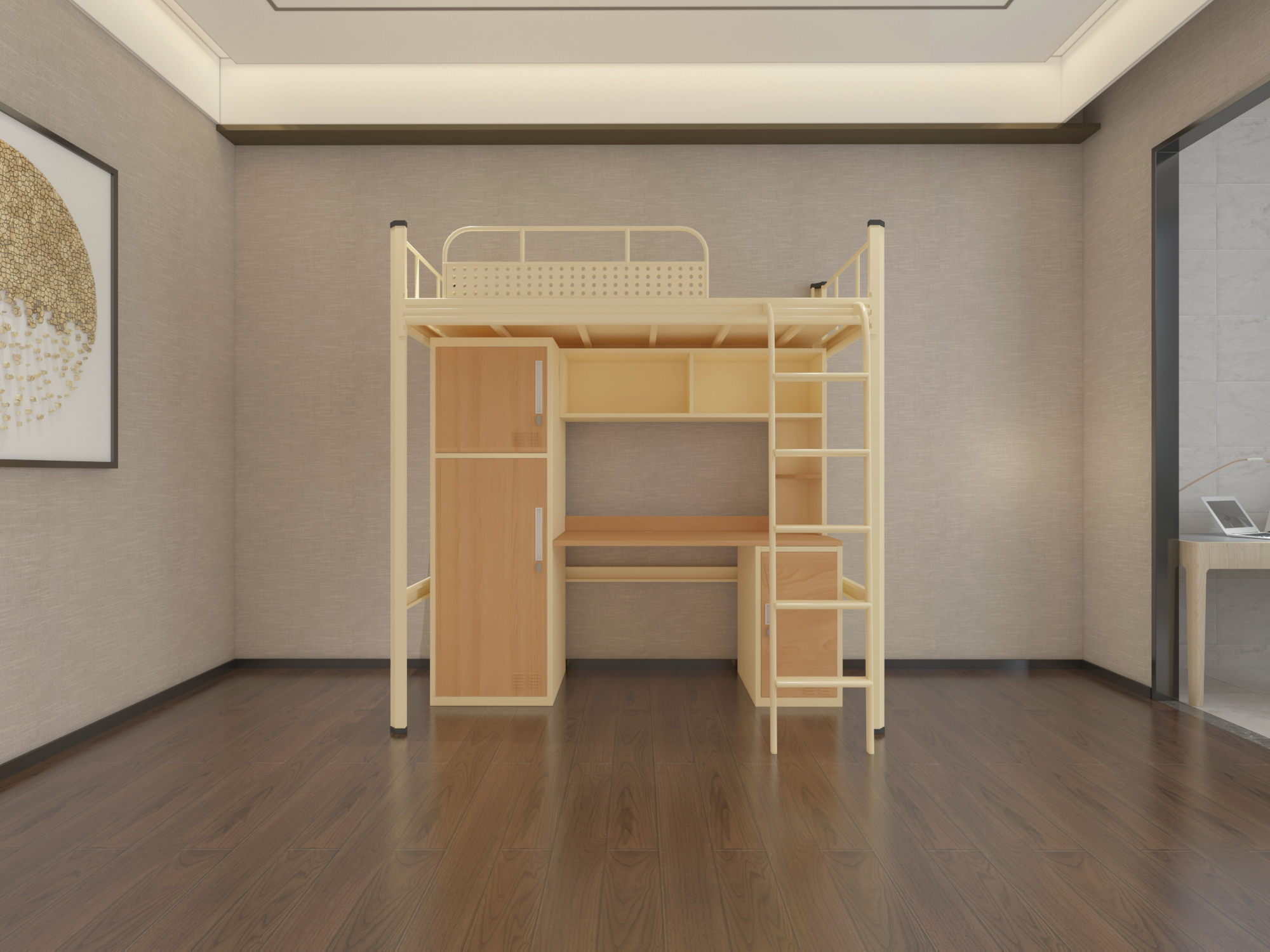 廠家批發(fā)鐵架雙層床多少錢？